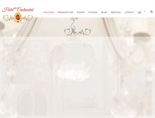 Tablet Screenshot of hotel-continental-evian.com